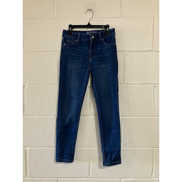 Wonder Nation Jeans, Girls Size 10, Blue, Denim, Super Skinny - Picture 2 of 8